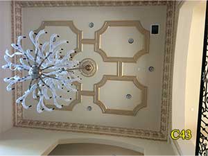 Architectural Ceiling and Medallions